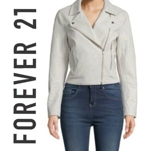 Moto Jacket | Nude Neutral | Forever 21 | Small